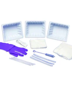 Tracheostomy Care Trays With Latex Gloves