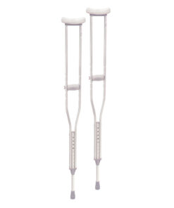 Retail Packaged Aluminum Crutches with Accessories