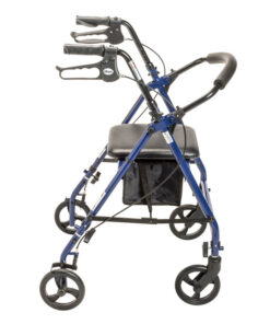 Rolling Walkers Rollator 71 Alternative view of Steel Rollator with 6” Wheels, Knockdown