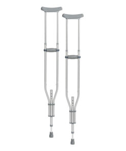 Universal Aluminum Crutch with Accessories