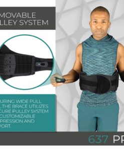 Orthopedic 106 Alternative view of 637 LSO Pro With Embroidered Logo