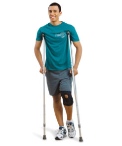 Crutches 5 Alternative view of Hugo Comfort Max Lightweight Aluminum Crutches