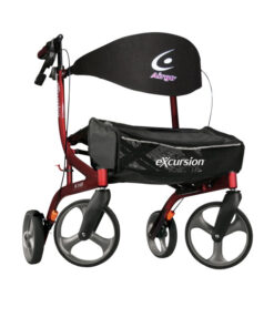 Airgo eXcursion X18 Lightweight Side-fold Rollator Hemi Height