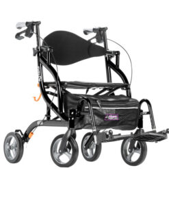 Airgo Fusion F20 Side-Folding Rollator & Transport Chair