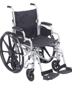 Poly-Fly High Strength, Lightweight Wheelchair/Flyweight Transport Chair Combo