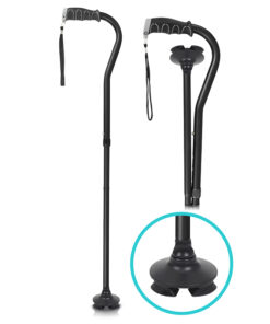 Folding Offset Swivel Cane