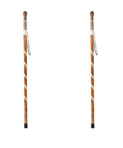 Carved Wooden Walking Stick (2 Pack)
