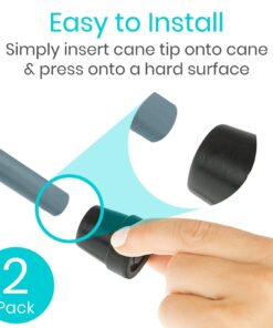 Alternative view of Replacement Cane Tip Grey (2 Pack)