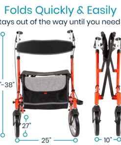 Rolling Walkers Rollator 81 Alternative view of Everglide Rollator (Model S)