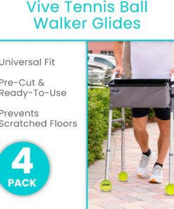 Rolling Walkers Rollator 21 Alternative view of Tennis Ball Walker Glides