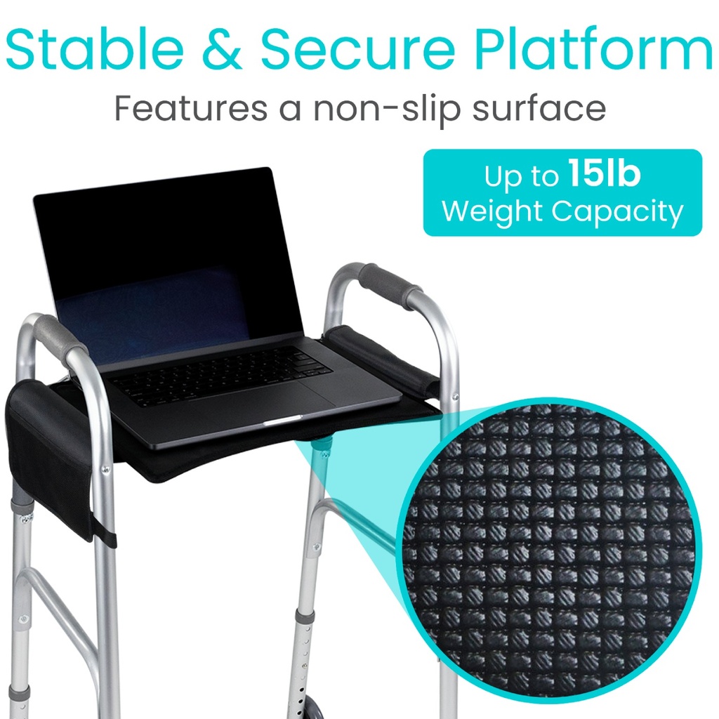 Walker Tray With Pockets 3 Walker Tray With Pockets - Image 3