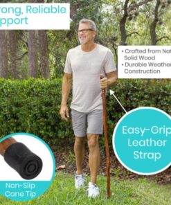 Alternative view of Wooden Walking Stick
