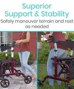 Rolling Walkers Rollator 1 Alternative view of Wheelchair Rollator