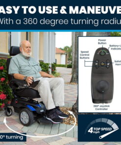 Wheelchairs 8 Alternative view of Electric Wheelchair Model V