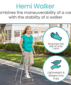 Rolling Walkers Rollator 27 Alternative view of Hemi Walker