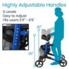 Foldable Rollator Series T 5