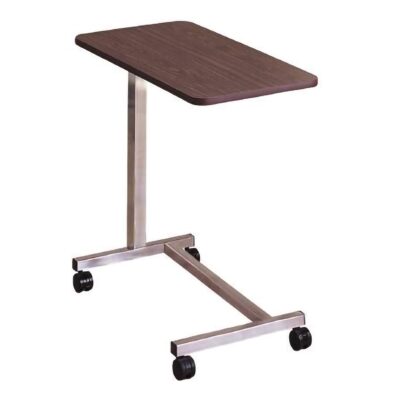 Overbed Table McKesson Non-Tilt Top Spring Assisted Lift 28-1/4 to 43-1/4 Inch Height Range